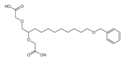 4-(9-benzyloxynonyl)-3,6-dioxaoctanedioic acid结构式