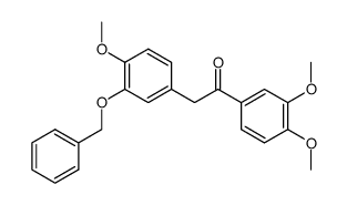 3-benzyloxy-4-methoxybenzyl 3,4-dimethoxyphenyl ketone Structure