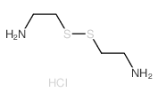 Ethanamine,2,2'-dithiobis-, hydrochloride (1:1) Structure