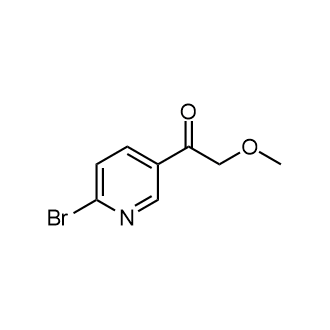 1-(6-Bromopyridin-3-yl)-2-methoxyethan-1-one structure