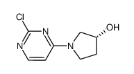 (R)-1-(2-chloro-pyrimidin-4-yl)-pyrrolidin-3-ol Structure