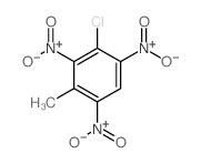 2-chloro-4-methyl-1,3,5-trinitro-benzene Structure