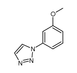 1-(3-methoxyphenyl)-1H-1,2,3-triazole Structure