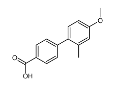 4-(4-methoxy-2-methylphenyl)benzoic acid结构式