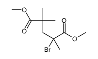 dimethyl 2-bromo-2,4,4-trimethylpentanedioate Structure