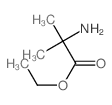 Alanine, 2-methyl-,ethyl ester Structure