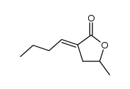 3-[(E)-butylidene]-5-methyldihydrofuran-2(3H)-one结构式