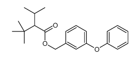 (3-phenoxyphenyl)methyl 3,3-dimethyl-2-propan-2-ylbutanoate Structure