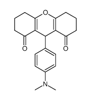 9-(4-dimethylamino-phenyl)-3,4,5,6,7,9-hexahydro-2H-xanthene-1,8-dione结构式