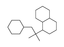 1-(1-cyclohexyl-2-methylpropan-2-yl)-1,2,3,4,4a,5,6,7,8,8a-decahydronaphthalene结构式