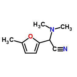 (Dimethylamino)(5-methyl-2-furyl)acetonitrile Structure