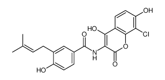chlorobiocic acid Structure