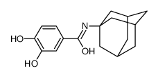 N-(1-adamantyl)-3,4-dihydroxybenzamide结构式