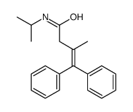 3-methyl-4,4-diphenyl-N-propan-2-ylbut-3-enamide结构式