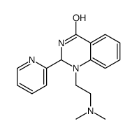 1-[2-(Dimethylamino)ethyl]-2,3-dihydro-2-(2-pyridinyl)quinazolin-4(1H)-one Structure