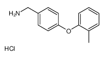 4-(2-METHYLPHENOXY)BENZYLAMINE HCL structure