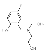 2-[(2-Amino-5-fluorobenzyl)(ethyl)amino]-1-ethanol结构式