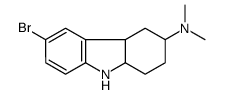 (6-BROMO-2,3,4,4A,9,9A-HEXAHYDRO-1H-CARBAZOL-3-YL)-DIMETHYL-AMINE结构式