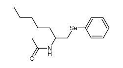1-phenylseleno-2-acetamidoheptane结构式