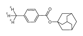adamantan-1-yl 4-(methyl-d3)benzoate结构式