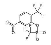[5-nitro-2-(trifluoromethyl)phenyl] trifluoromethanesulfonate结构式