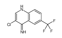 4-Amino-3-chloro-6-trifluoromethylquinoline structure