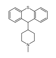 1-methyl-4-(9H-thioxanthen-9-yl)piperidine Structure