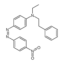 N-ethyl-4-[(4-nitrophenyl)diazenyl]-N-(2-phenylethyl)aniline结构式