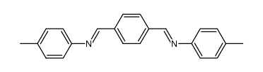 terephthaldehyde bis(4-methyl benzenimine) Structure