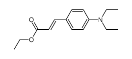 3-(4-Diethylaminophenyl)-2-propenic acid ethyl ester结构式