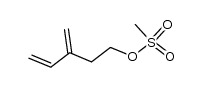3-methylenepent-4-enyl methanesulfonate Structure