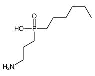 3-aminopropyl(hexyl)phosphinic acid structure
