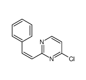 (E)-4-CHLORO-2-STYRYLPYRIMIDINE Structure