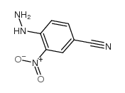 4-HYDRAZINO-3-NITROBENZONITRILE Structure