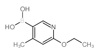 (6-Ethoxy-4-methylpyridin-3-yl)boronic acid Structure