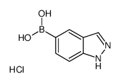 1H-Indazole-5-boronic acid hydrochloride structure