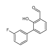 3-(3-fluorophenyl)-2-hydroxybenzaldehyde Structure