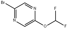 2-bromo-5-(difluoromethoxy)pyrazine Structure