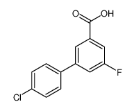 3-(4-chlorophenyl)-5-fluorobenzoic acid Structure