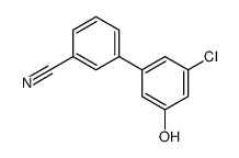 3-(3-chloro-5-hydroxyphenyl)benzonitrile Structure