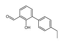 3-(4-ethylphenyl)-2-hydroxybenzaldehyde结构式