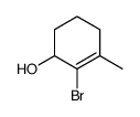 (+/-)-2-bromo-3-methylcyclohex-2-en-1-ol结构式