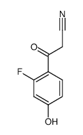 3-(2-fluoro-4-hydroxyphenyl)-3-oxopropanenitrile结构式