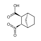 (1S,2S,3R,4R)-3-Nitro-bicyclo[2.2.1]heptane-2-carboxylic acid结构式