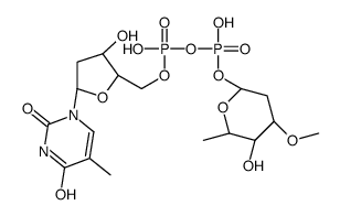 deoxythymidine diphosphate-oleandrose结构式