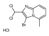 3-Bromo-2-dichloromethyl-5-Methyl-imidazo[1,2-a]pyridine hydrochloride Structure