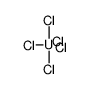 Uranium(V) chloride.结构式