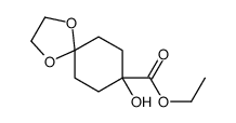 1-羟基-4,4-(乙烯二氧)环己基甲酸乙酯结构式