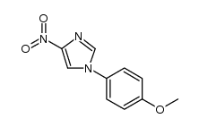 1H-​Imidazole, 1-​(4-​methoxyphenyl)​-​4-​nitro结构式