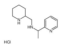 Piperidin-2-ylmethyl-(1-pyridin-2-yl-ethyl)-amine hydrochloride structure